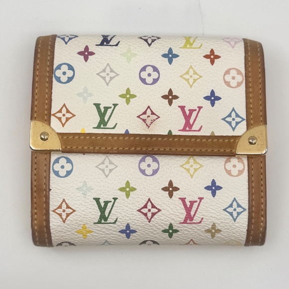 Louis Vuitton Monogram Multicolor Porte Monnivier Carte Credit Wallet M92983 - Picture 4 of 12